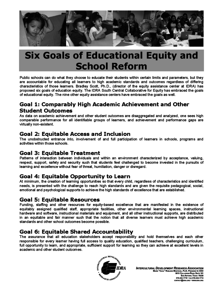 six-goals-of-education-equity-english-spanish-2011-page-1-idra