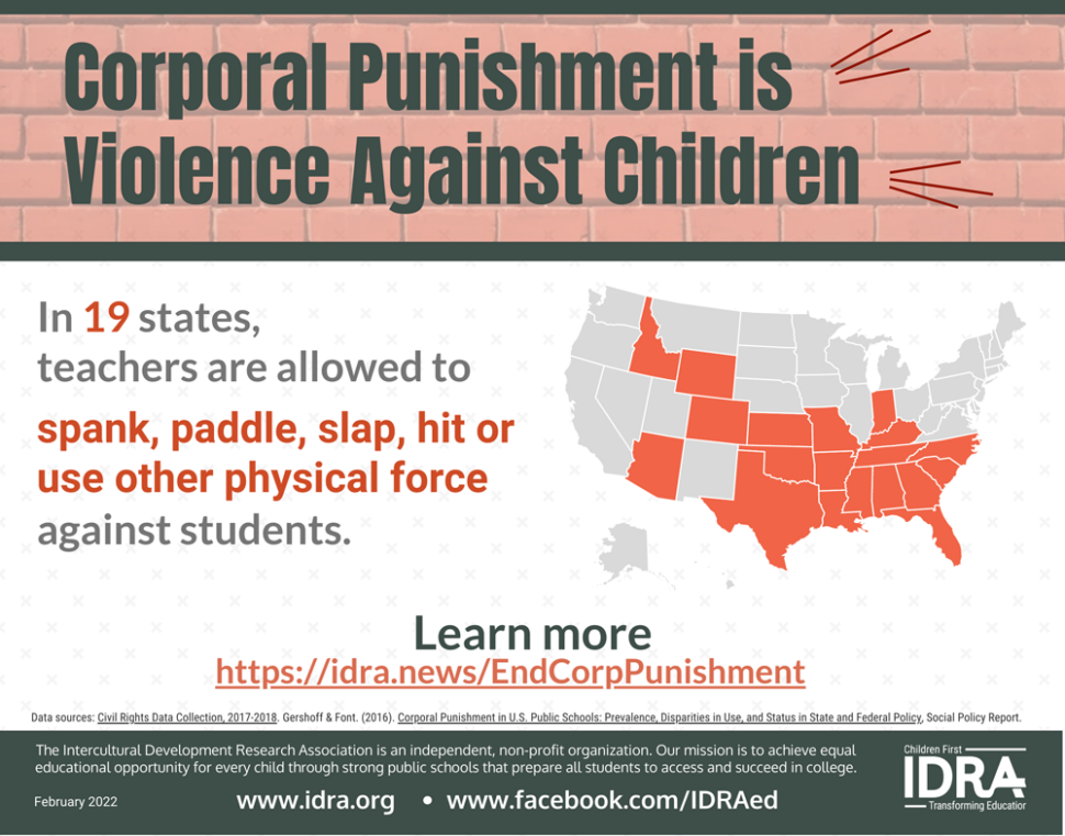 End Corporal Punishment in Schools IDRA