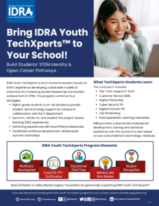 IDRA Youth TechXperts Flier